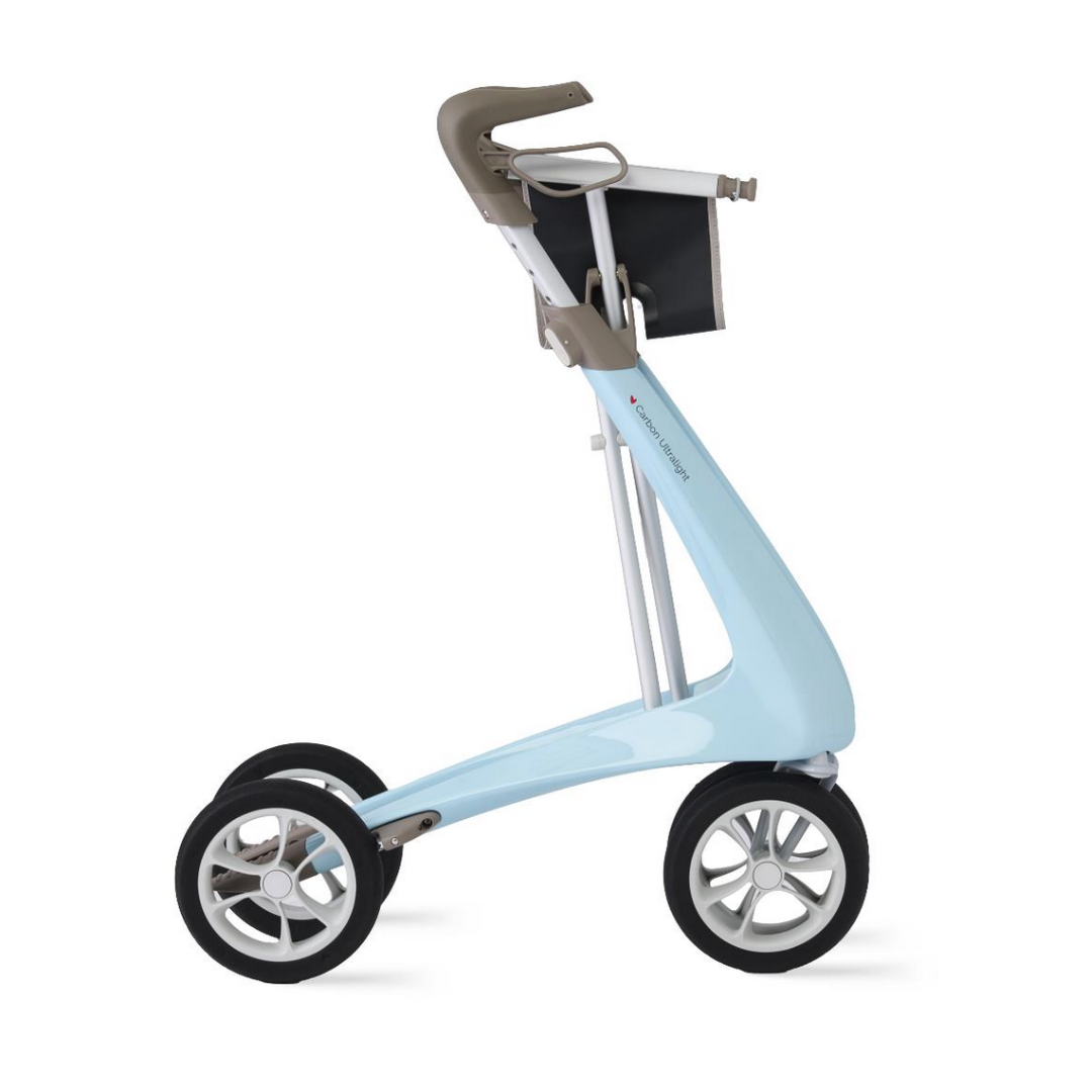 ByACRE Ultralight Carbon Fiber Rollator - 10.6 lbs