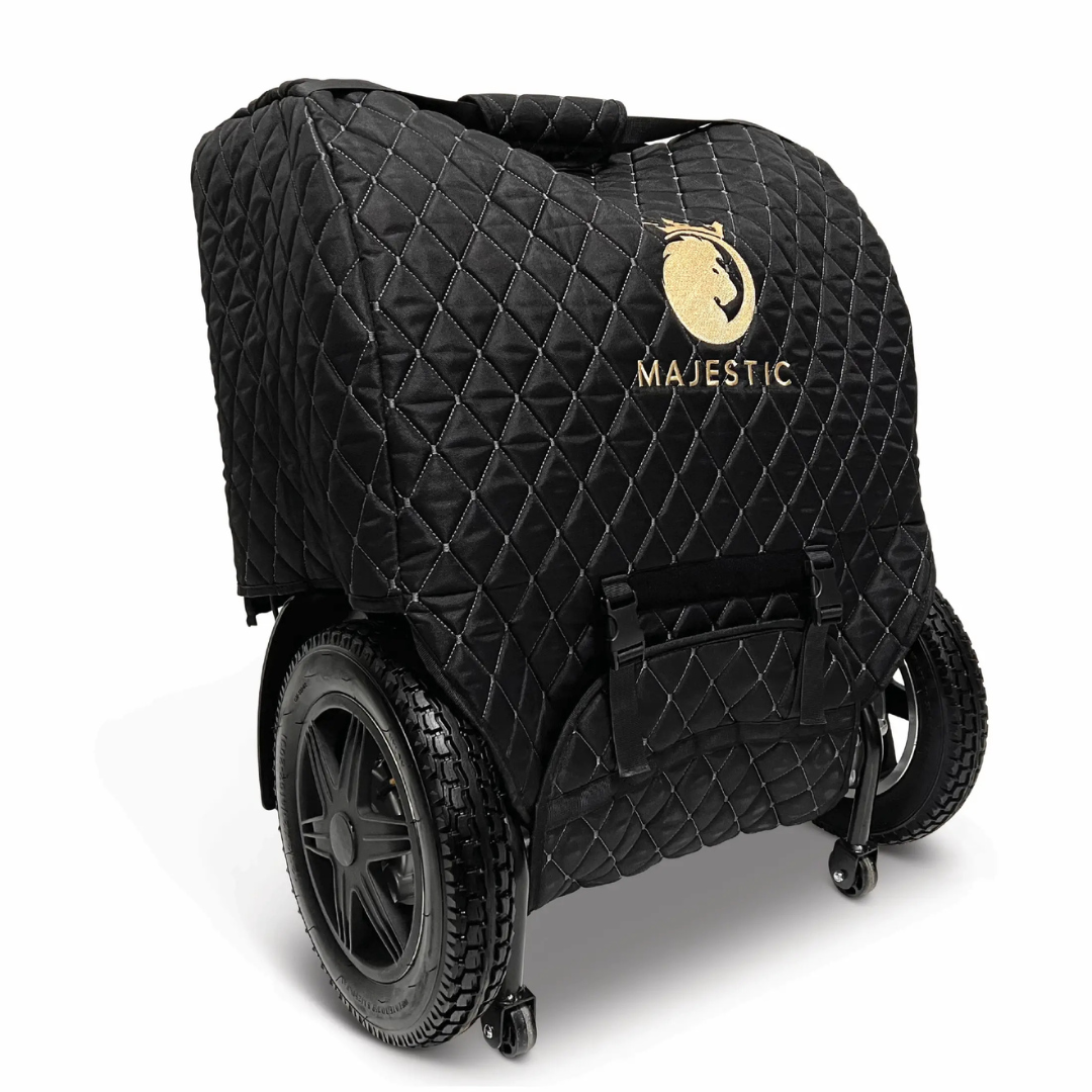 add the comfygo powerchair travel bag to confidently store your electric wheelchair for safe keeping when you travel via plane, car r cruise line