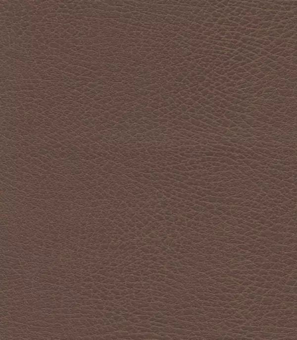 A close-up of the textured brown leather surface on the Golden Tech PR766 Relaxer MaxiComfort Recliner With Lift Assist - Small, highlighting its natural grain and color variations. The smooth texture and matte finish exude luxury fitting for a high-end recliner.