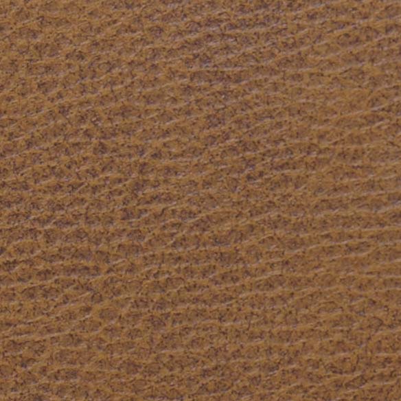 The close-up texture of brown leather shows a slightly rough, uneven surface with natural color variations and fine creases, ideal for the Golden Tech PR766 Relaxer MaxiComfort Recliner With Lift Assist - Small, ensuring comfort with its MaxiComfort Positioning.