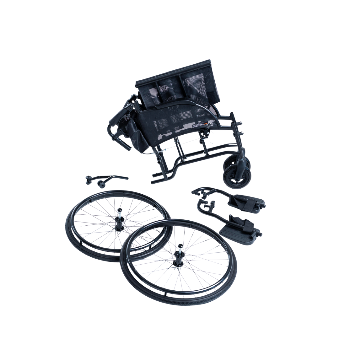 Feather Chair 13.5 lb Lightweight Wheelchair w/ Quick Release Wheels