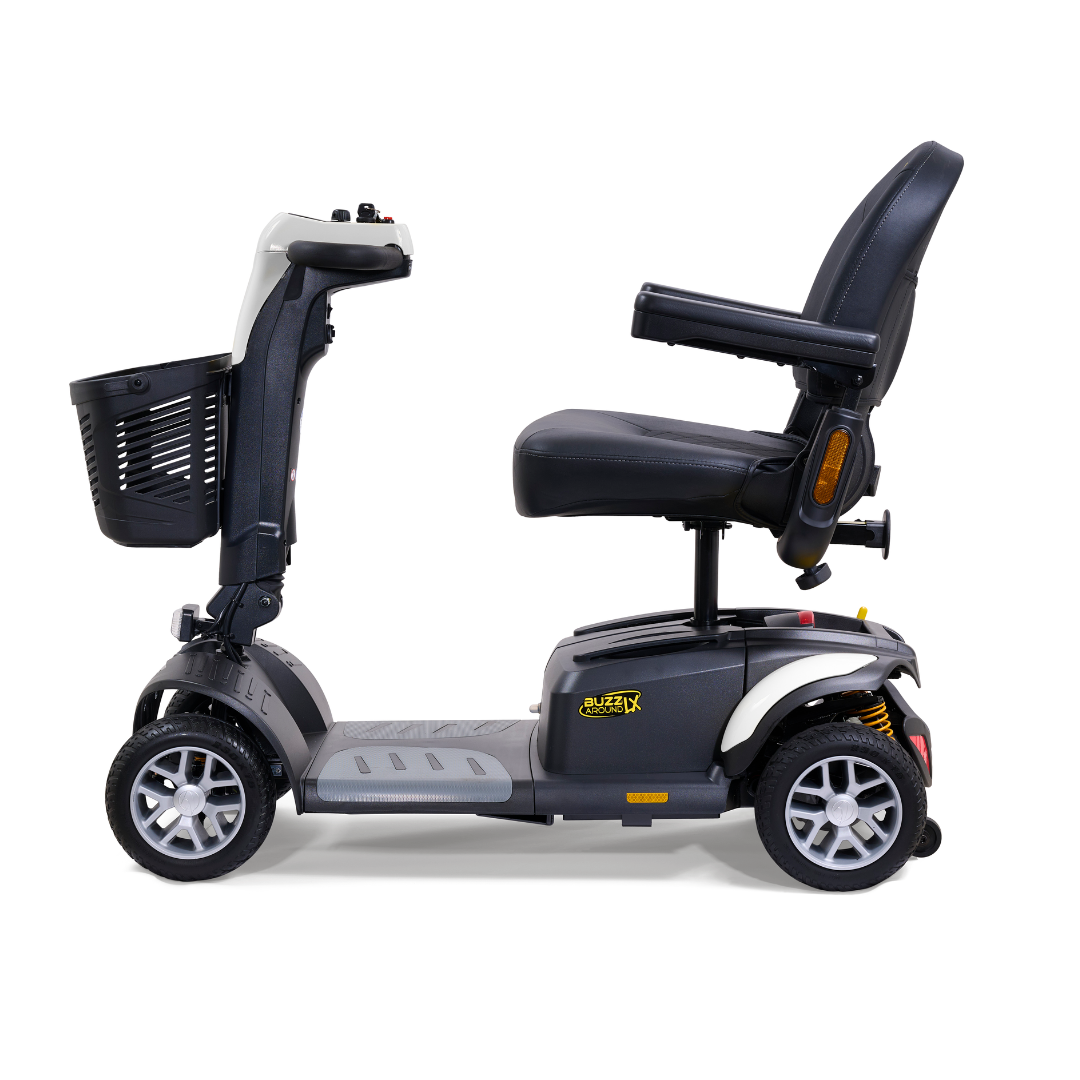 Golden Buzzaround LX GB149 - Heavy Duty 4 Wheel Portable Mobility Scooter White