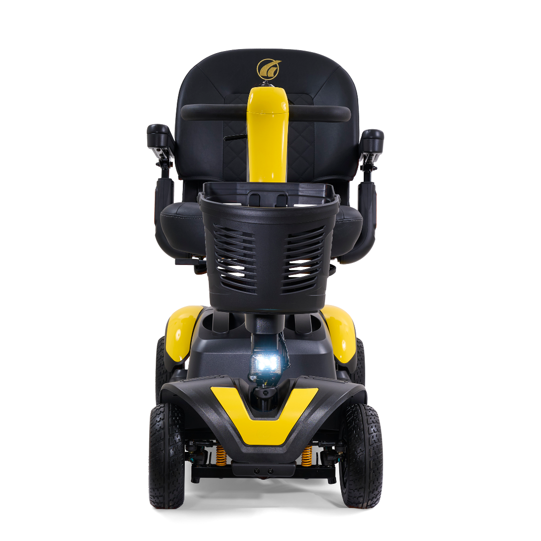 Golden Buzzaround LX GB149 - Heavy Duty 4 Wheel Portable Mobility Scooter Yellow