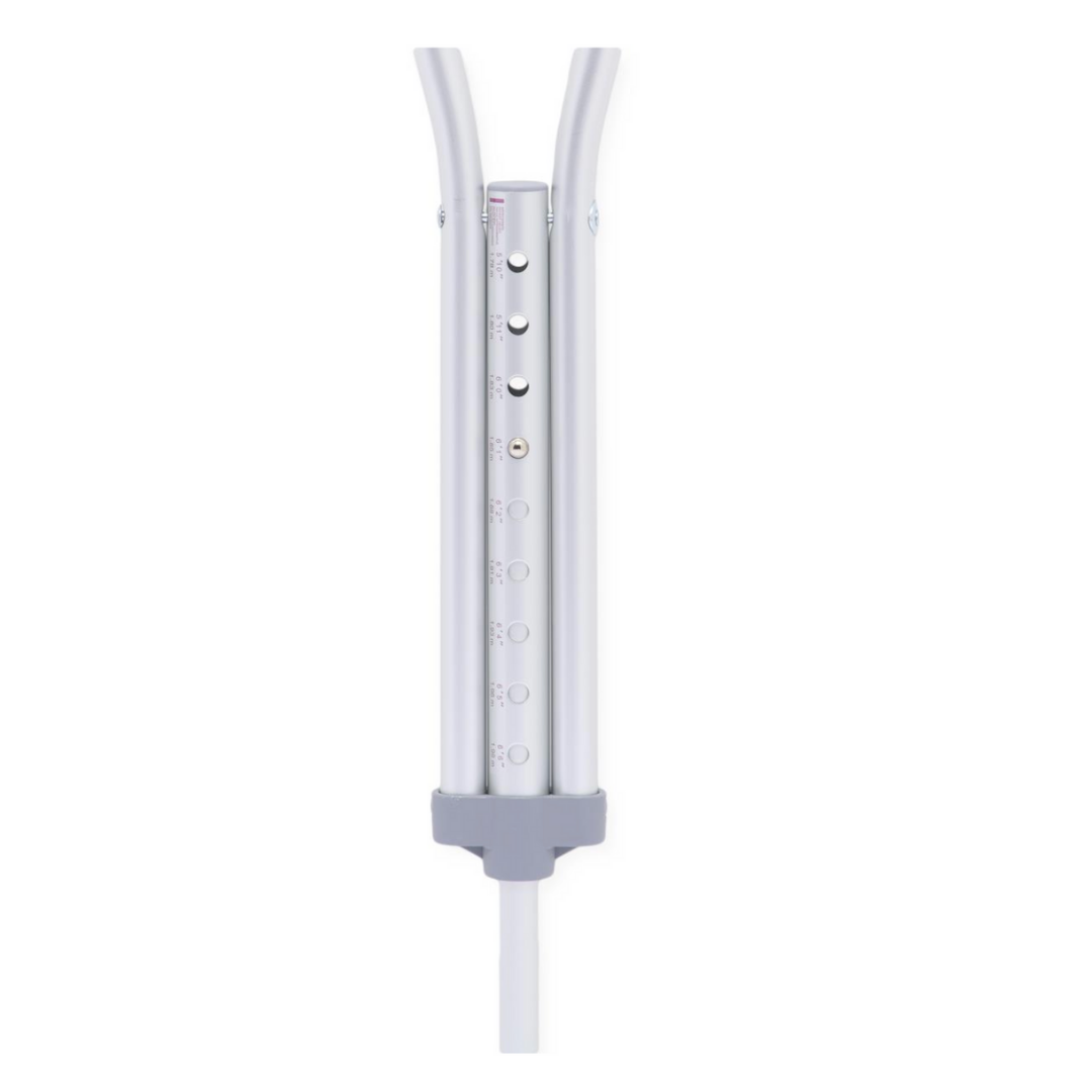 Medline Aluminum Push-Button Crutches