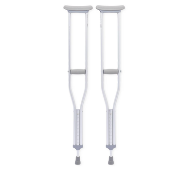 Medline Aluminum Push-Button Crutches