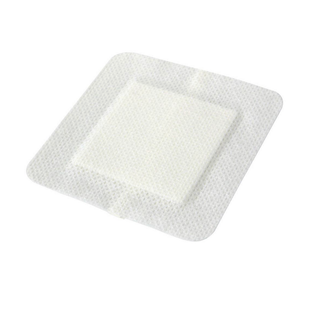 Medline Bordered Gauze Adhesive Island Wound Dressings offer a sterile, square bandage with a soft absorbent pad and transparent, perforated border for secure placement—ideal for protecting wounds.