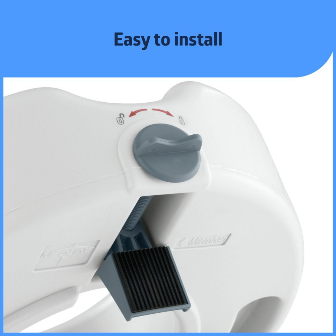Medline Bariatric 5" Raised Locking Toilet Seat