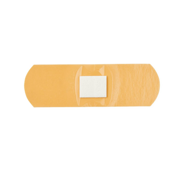 A Medline Large Adhesive Pressure Bandage, featuring a rectangular white pad at the center, is shown against a plain white background.
