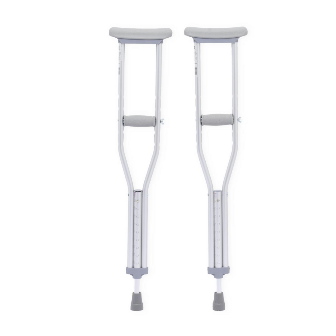 Medline Aluminum Push-Button Crutches