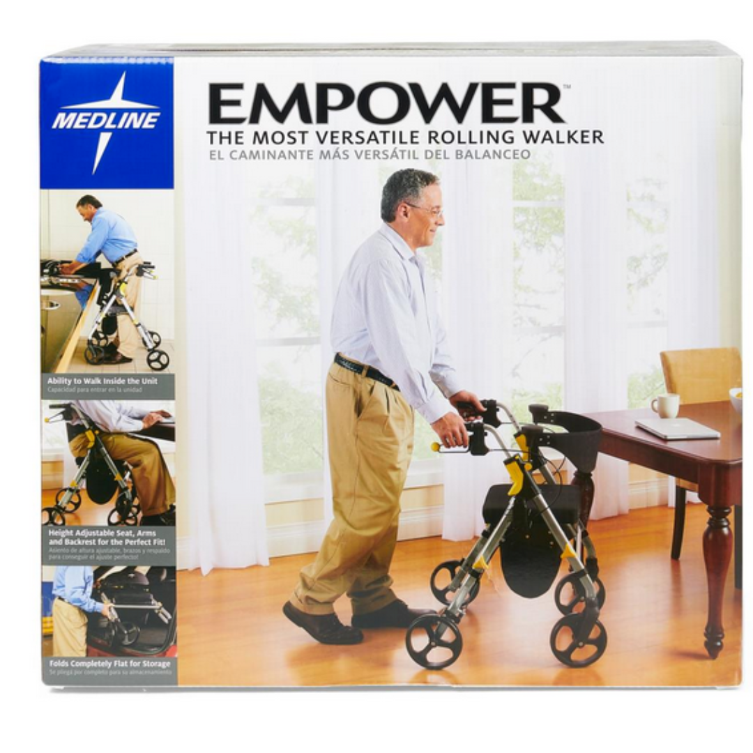 Medline Empower Rollators - Premium Comfort Walkers