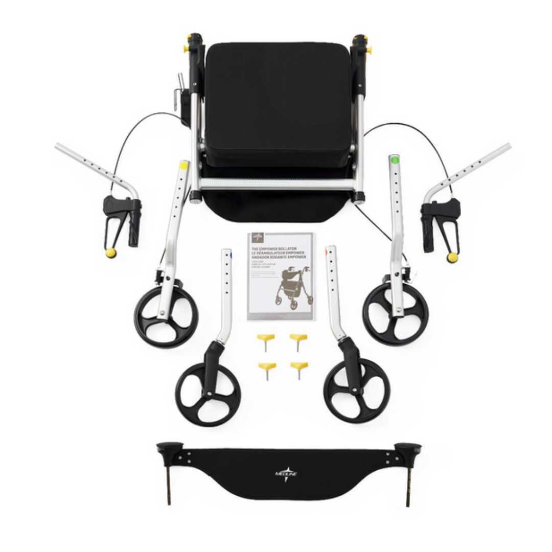 Medline Empower Rollators - Premium Comfort Walkers