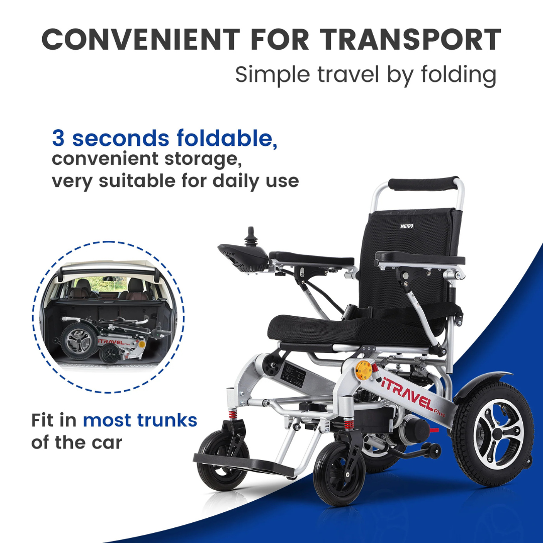 Metro Mobility iTravel Plus Portable Electric Wheelchair