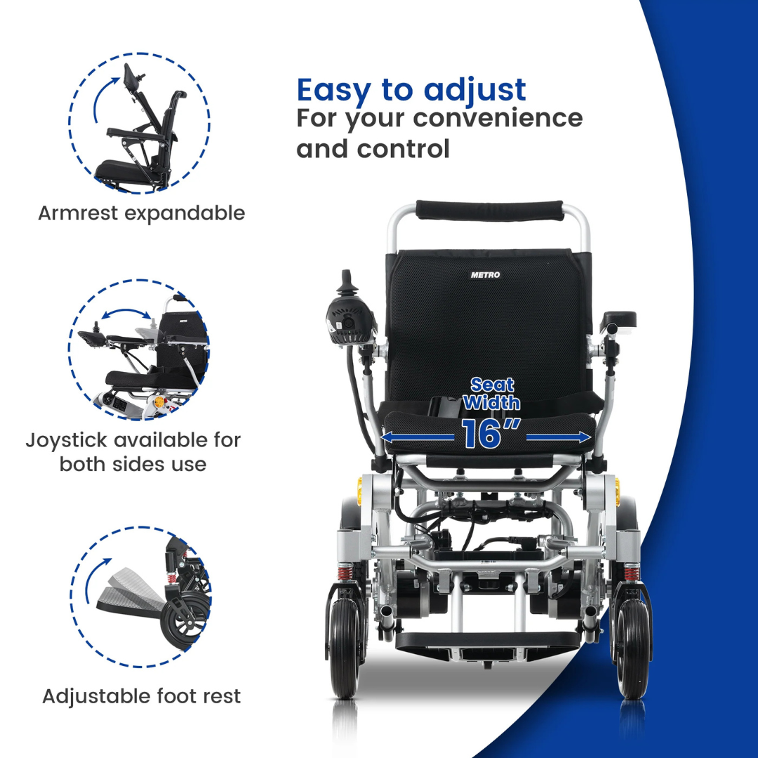 Metro Mobility iTravel Plus Portable Electric Wheelchair