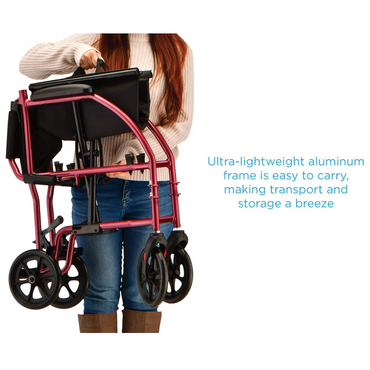 Nova Medical Ultra Lightweight Folding Transport Chair