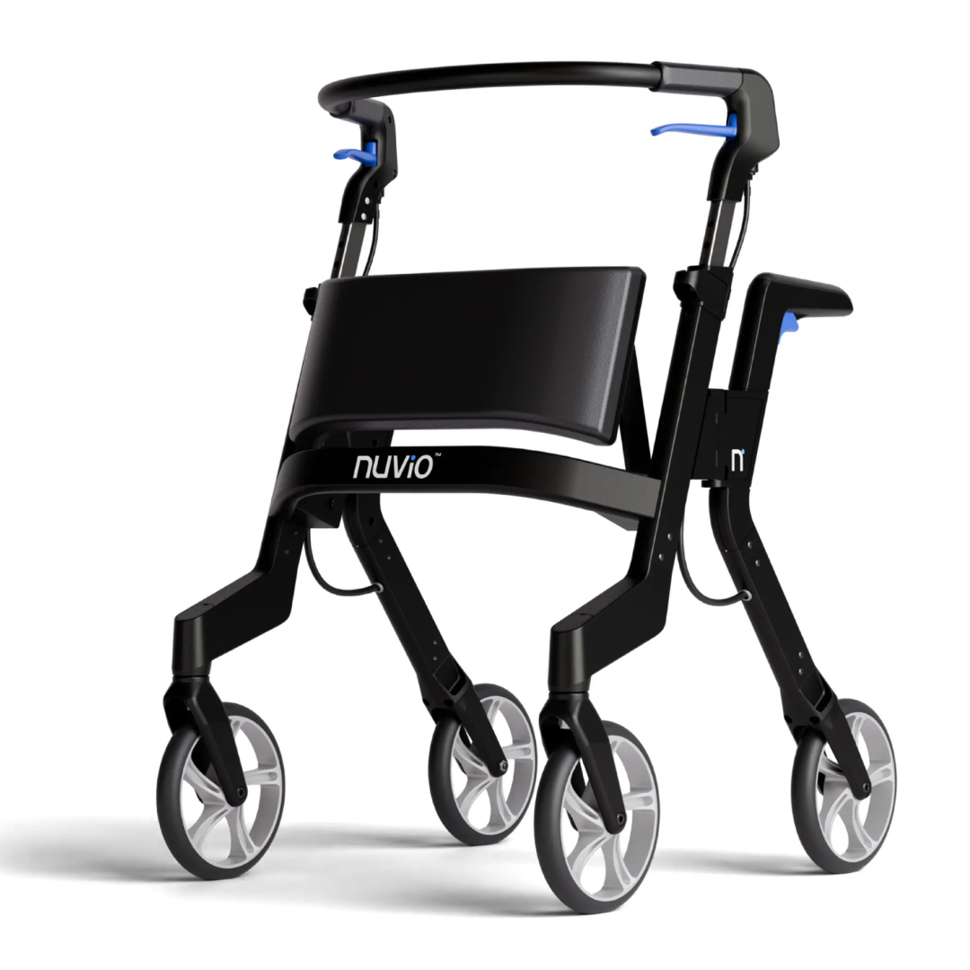 Nuvio One Portable Rollator with Stand Assist Handles - Open Box