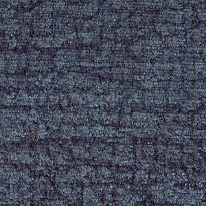 The Golden Tech PR766 Relaxer MaxiComfort Recliner with Lift Assist - Small features a dark blue and gray woven textured fabric. Its slightly fuzzy surface enhances the intricate design, while MaxiComfort Positioning and Programmable AutoDrive Hand Control offer customizable comfort.