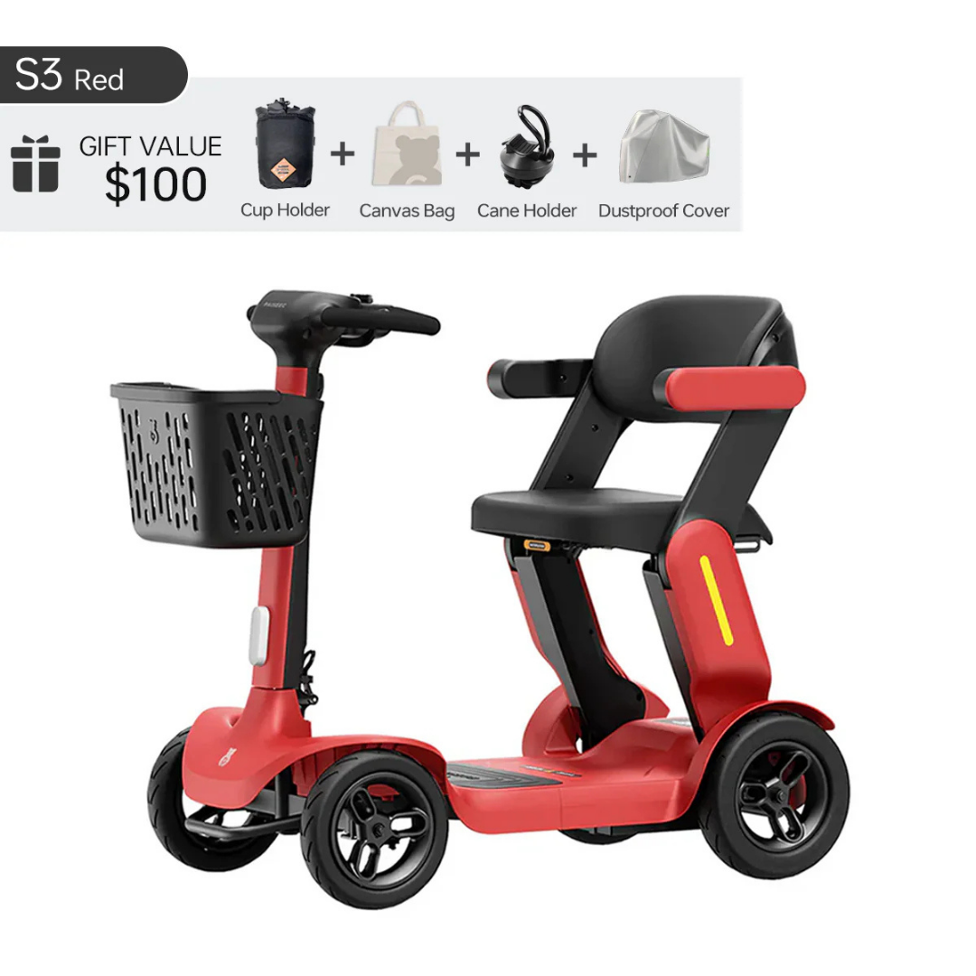 Paiseec S3 Portable Mobility Scooter with Smart PAI Safety System