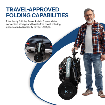 ReNuCare Power Ride Remote Controlled Electric Wheelchair