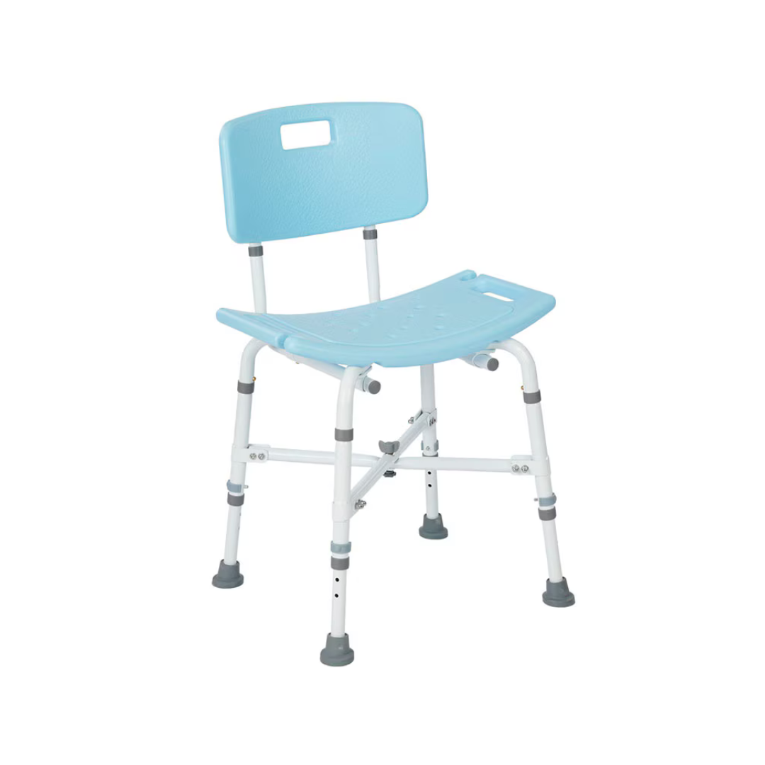 Rhythm Bariatric Shower Chair with Backrest - 500 lb Capacity B4500BL