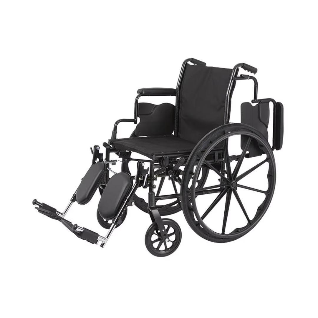 Rhythm Cadence K3 Wheelchair - Folding & Portable with elevating legrests