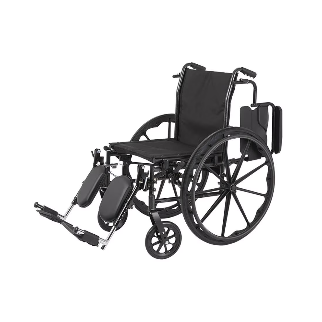 Rhythm Cadence K3 Wheelchair - Folding & Portable with elevating legrests