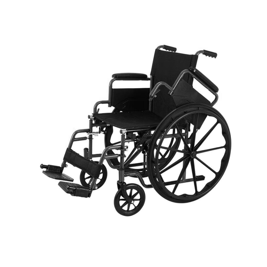 Rhythm Flow K1 Portable Wheelchair with Desk-Length Arms