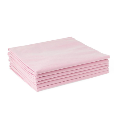A neatly folded stack of Medline Sofnit 300 Reusable Underpads (case of 24), designed for comfort, displayed on a white background.