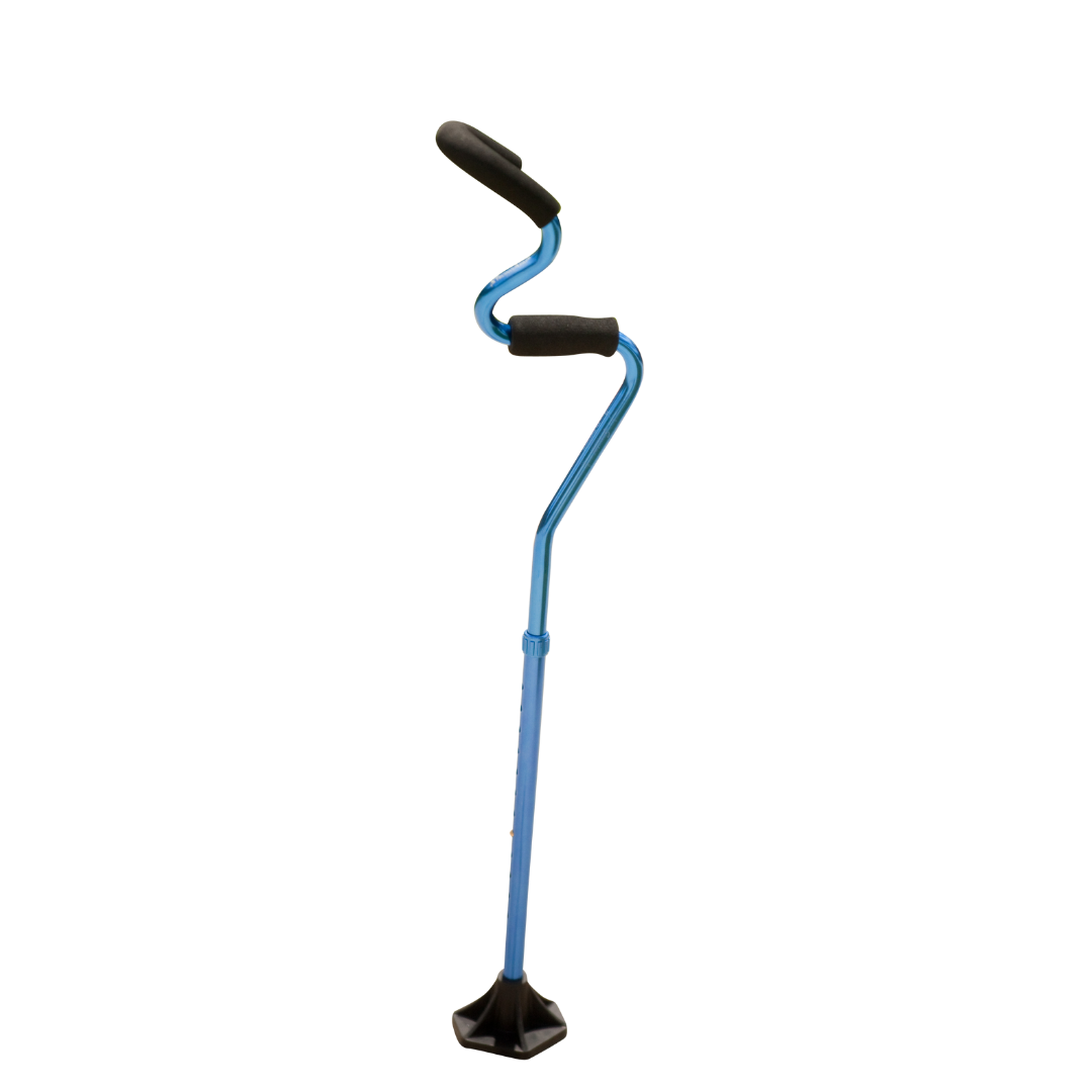 StrongArm Cane - Self Standing Base with Bariatric Ergonomic Handle Support