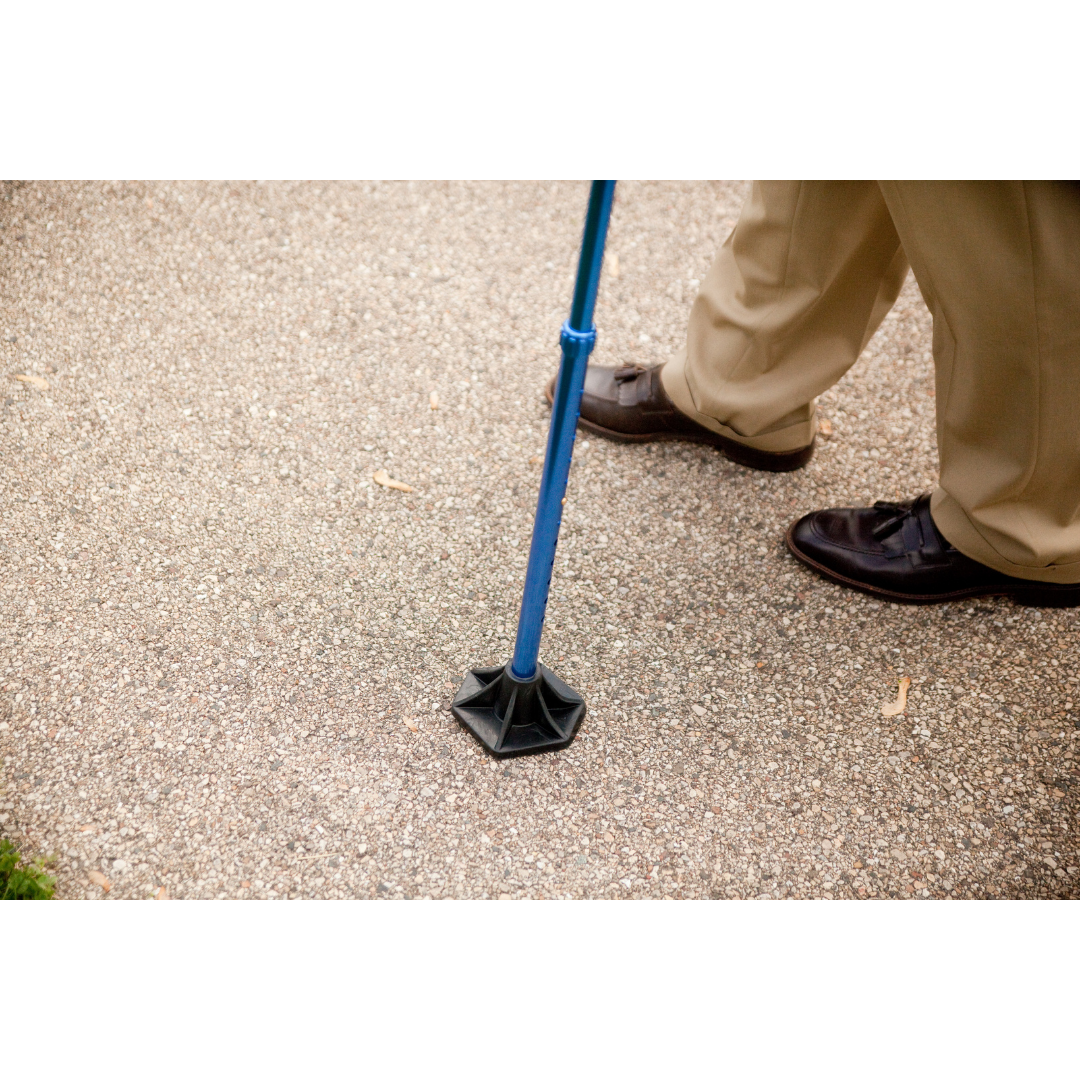 StrongArm Cane - Self Standing Base with Bariatric Ergonomic Handle Support