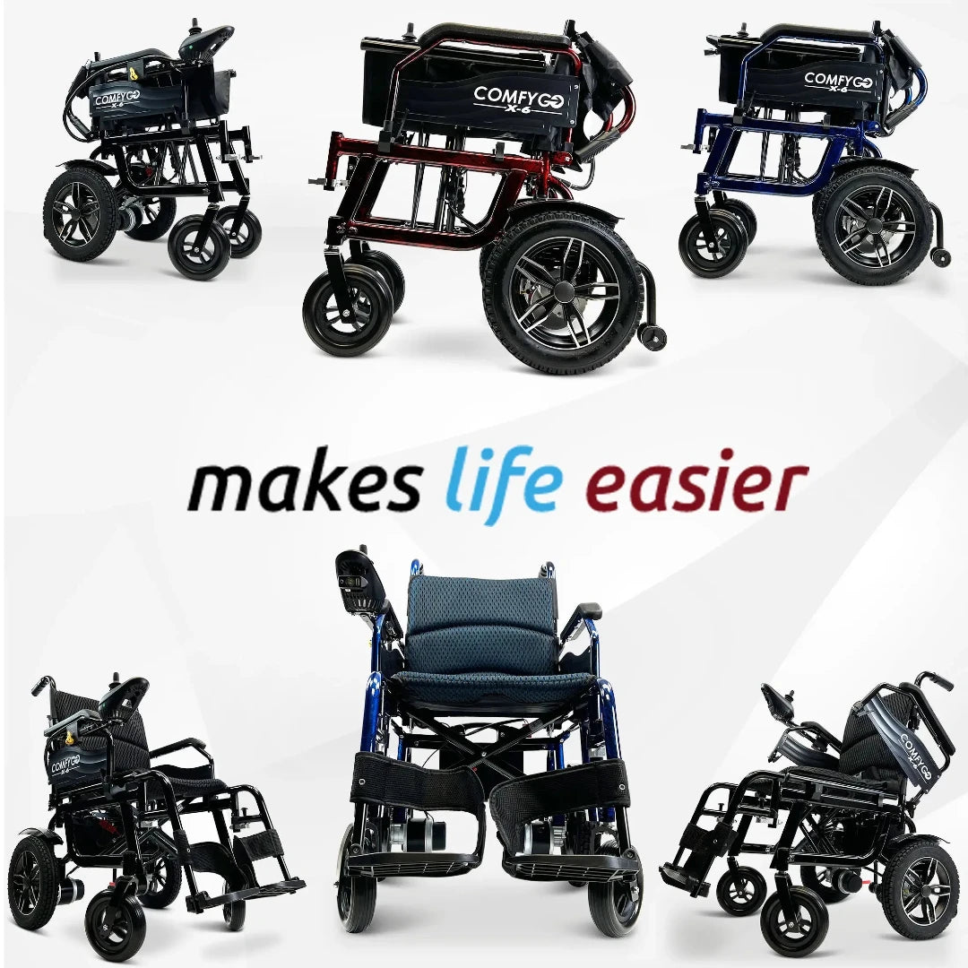 ComfyGo X-6 ComfyGO Lightweight Electric Wheelchair