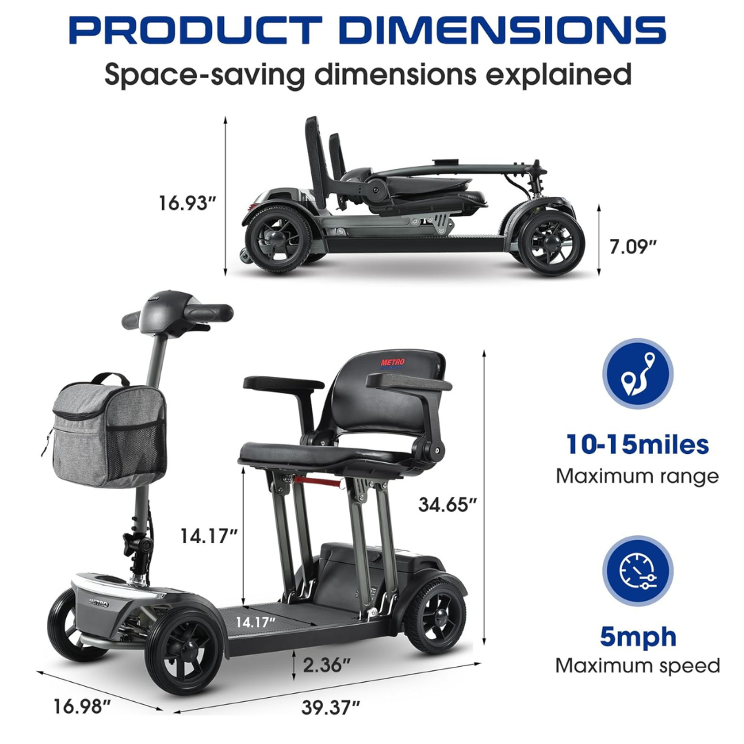 Metro Mobility Air Traveller Ultralite Scooter