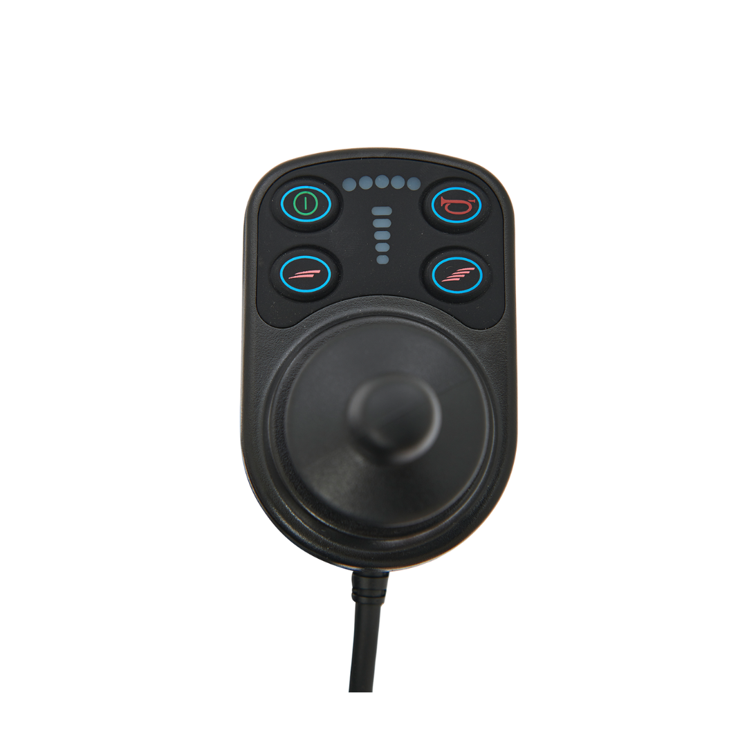 Joystick of the Golden Tech Carbon Fiber Cricket Power Wheelchair