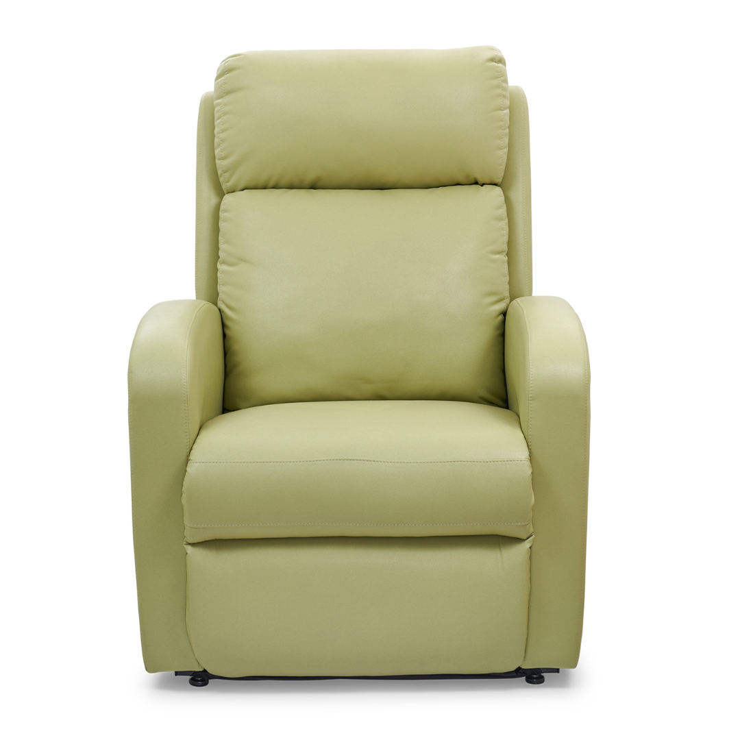 Experience ultimate relaxation with the Golden Tech PR761 EZ Sleeper Recliner featuring lift assist and Twilight Recline. Its cushioned seat, backrest, and armrests offer unparalleled comfort, while its sleek modern design ensures style in every position.