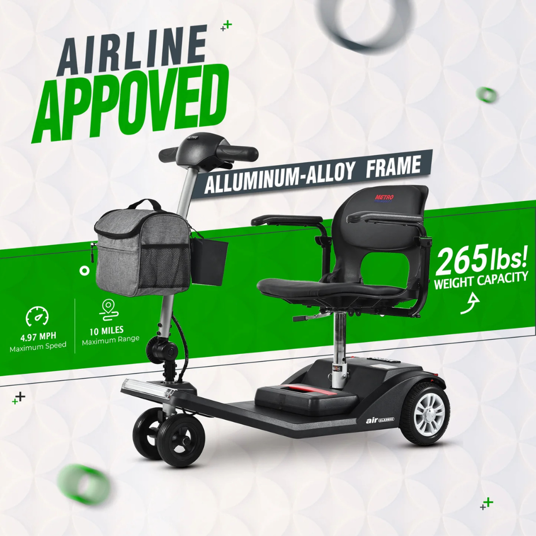Metro Mobility Air Classic Lightweight Power Scooter
