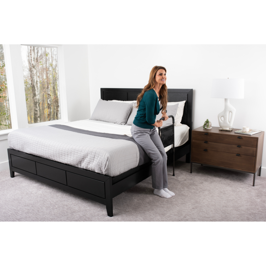 Stander Stable Rail - Bedside Standing Aid with Extendable Legs