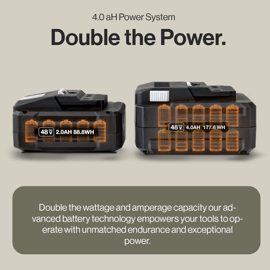 double the power with the SuperHandy 48V 4Ah Lithium Ion Battery