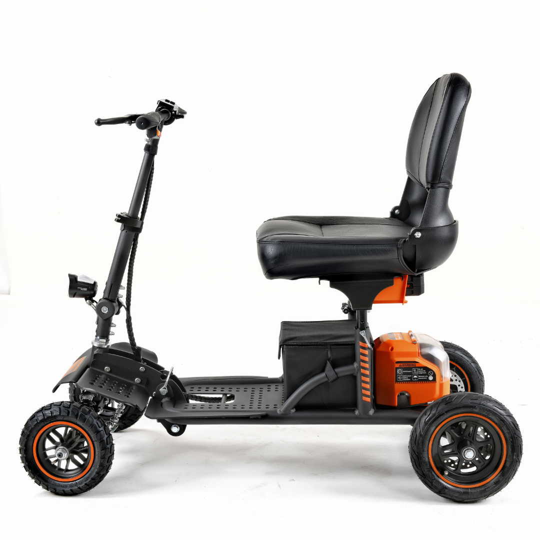 Side view SuperHandy Explorer Portable Power Mobility Scooter GUT161