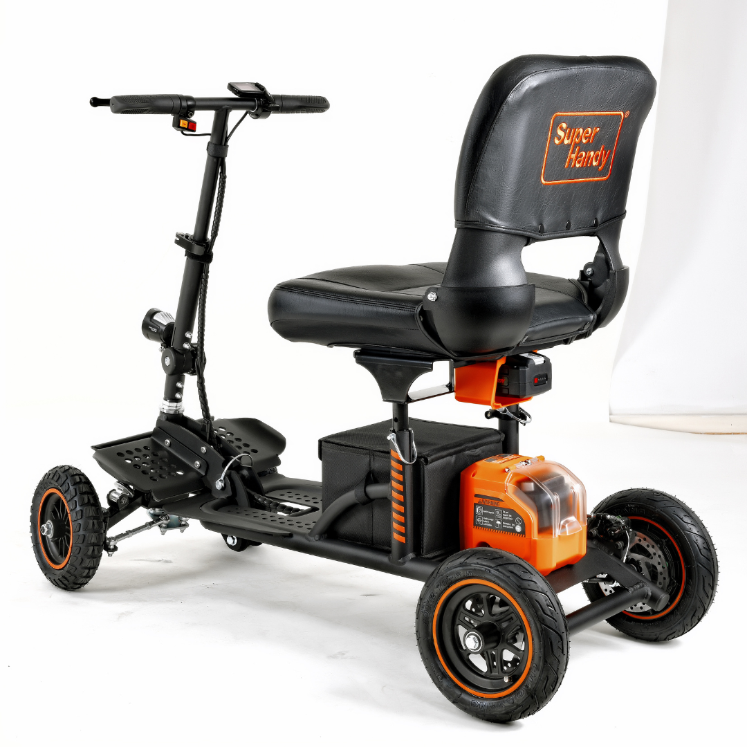 backside of the SuperHandy Explorer Portable Power Mobility Scooter GUT161