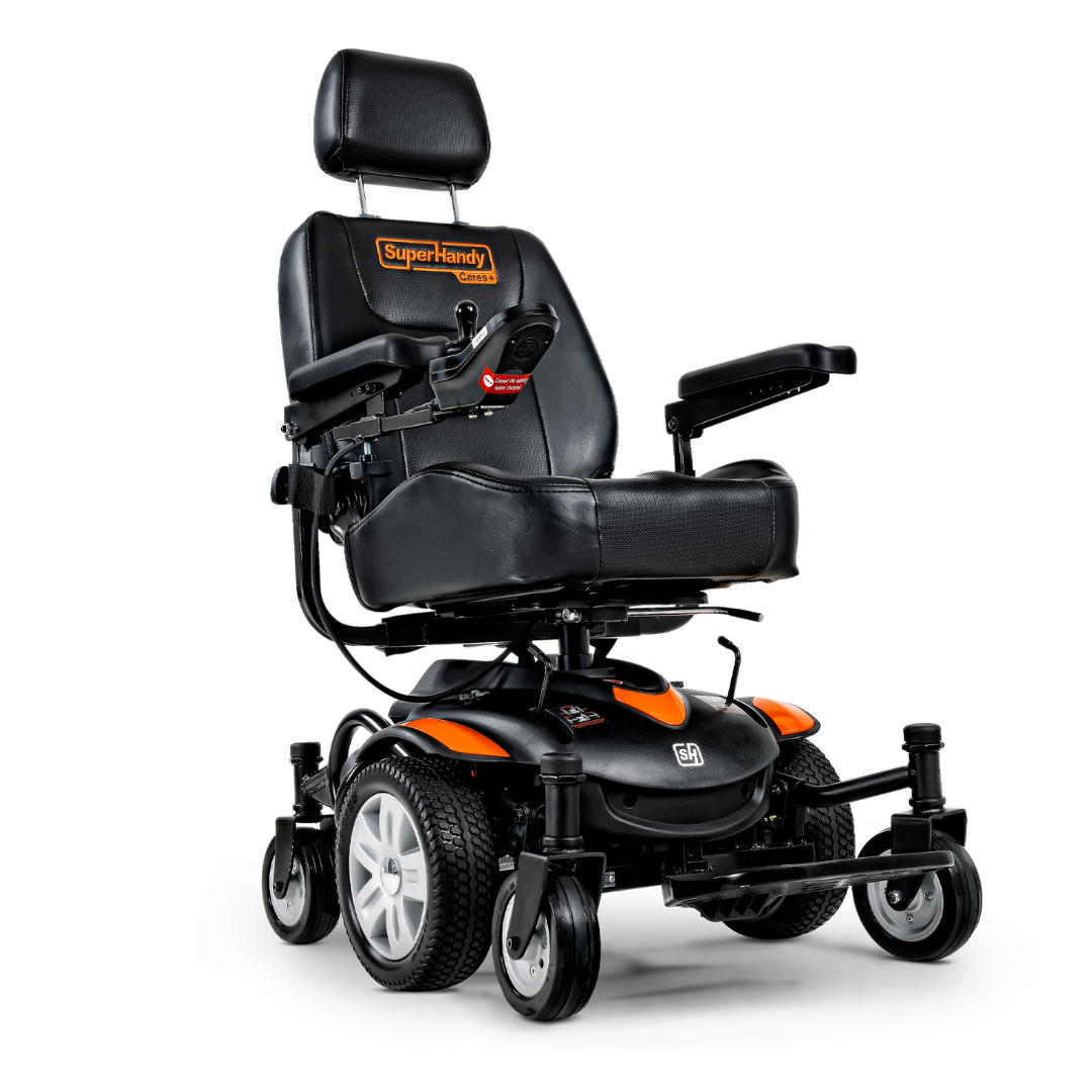 front view of the SuperHandy GoRide CRX Powerchair