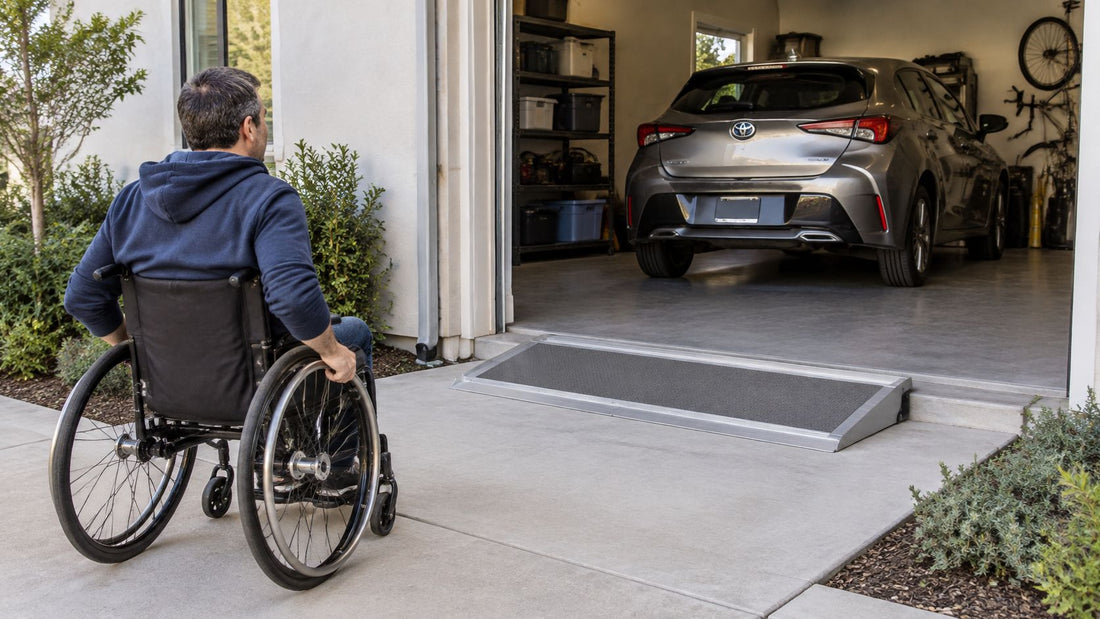 Car Ramp for Garage Use and Mobility Access