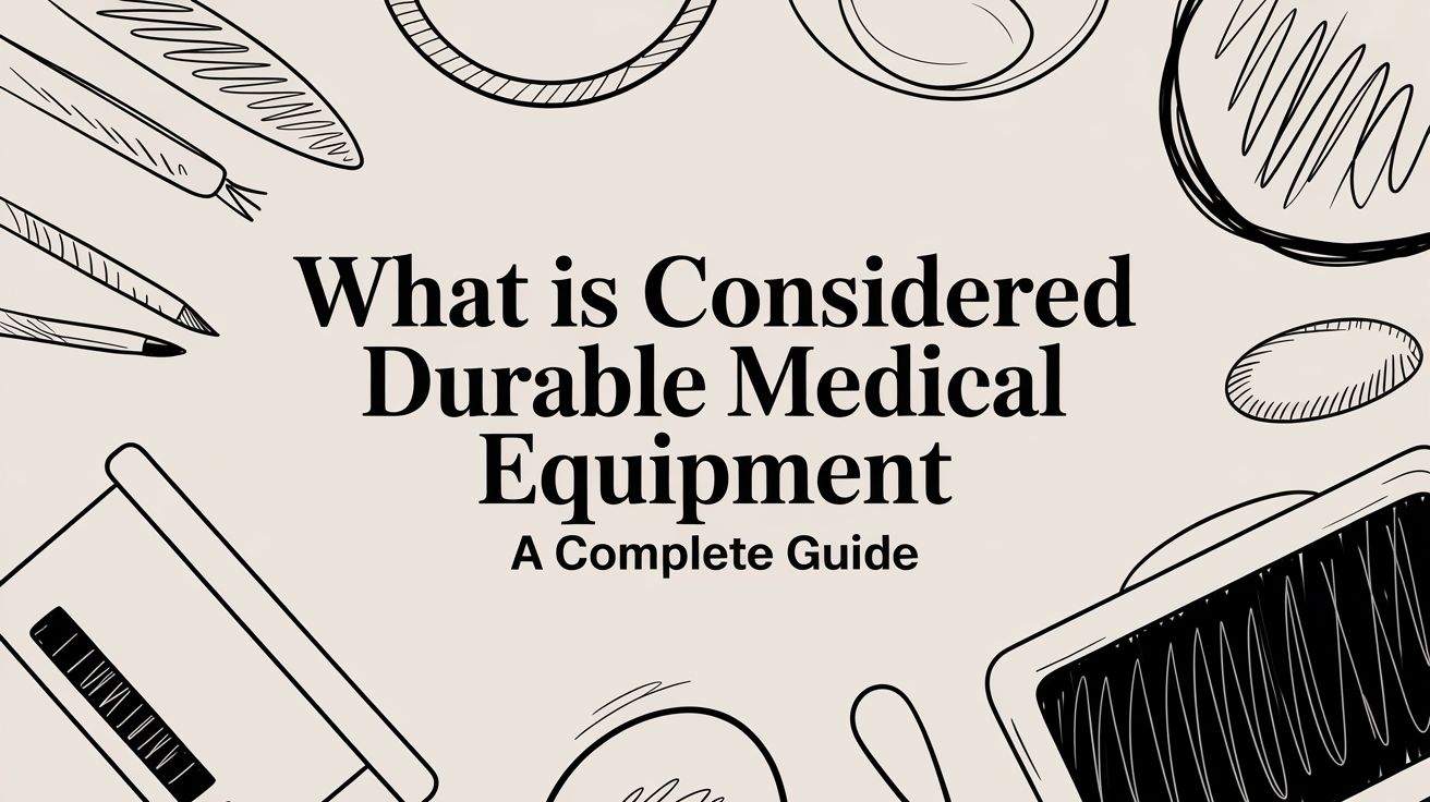 What Is Considered Durable Medical Equipment? A Complete Guide ...
