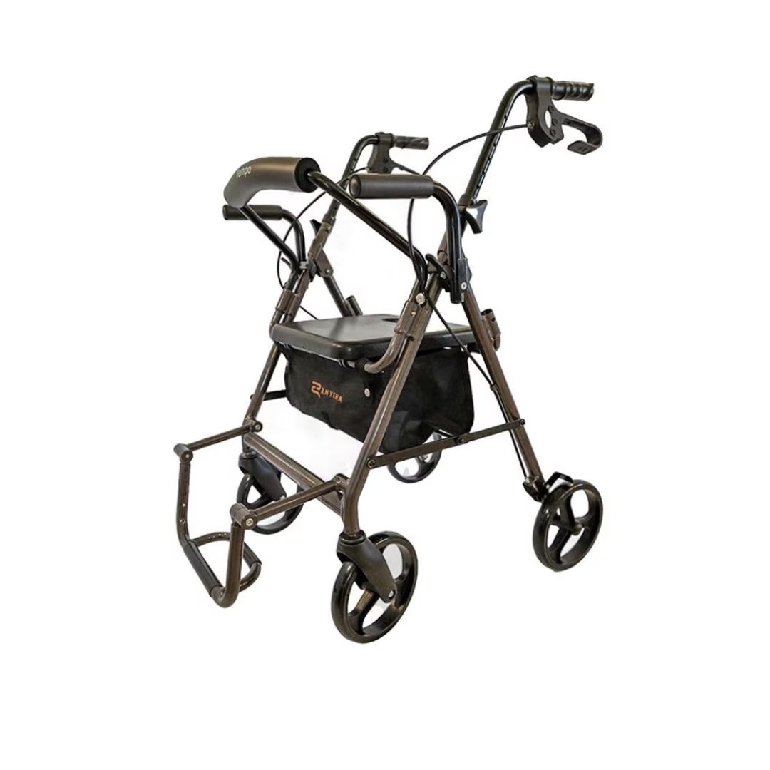 Hybrid Walker Transport Chairs - 2-in-1 Rollator Transport Chairs