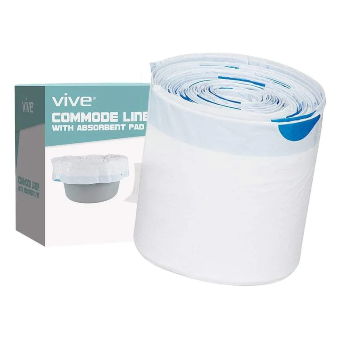 Sanitary Disposable Commode Liners - Leak-Proof & Odor Neutralizing