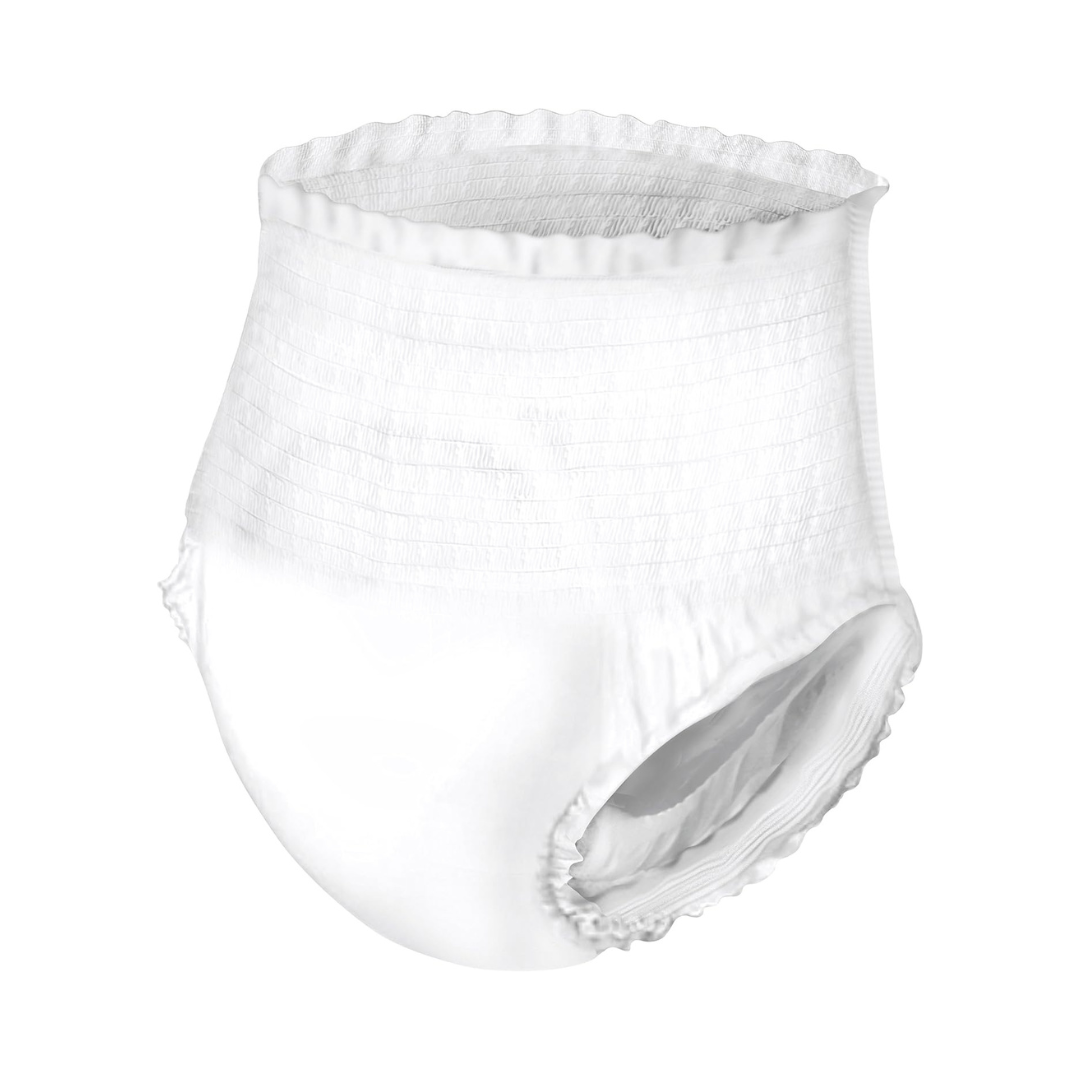 A single Abena Pants Premium - Light Premium Unisex Protective Underwear - Level 0 for moderate incontinence, with elastic waistband and leg openings, shown isolated on a white background.