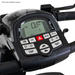 Close-up of the Pride Baja® Wrangler® 2 Heavy Duty Outdoor Scooters control panel, displaying 0 mph with buttons for speed, mode settings, and headlight. Handle grips and mirrors partially visible. This outdoor scooter features CTS Suspension and is labeled as an FDA Class II Medical Device.