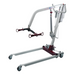 The Bestcare Bestlift PL182 Full Body Electric Patient Lift features a sturdy metal frame with four wheels and a U-shaped base. Its adjustable arm with sling attachment excels in bariatric transfers, ensuring safe and efficient patient handling.