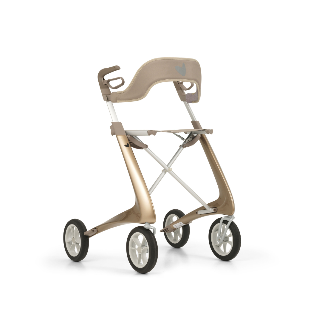 The Backrest for ByAcre Ultralight Carbon Fiber Rollators offers added comfort and support. Designed to fit seamlessly with any ByAcre Ultralight rollator, it enhances stability and is easy to attach for improved mobility assistance.