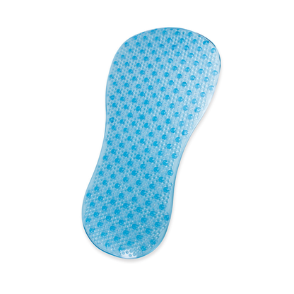 The Carex Bath Mat for Showers and Tubs measures 16" x 32", features a textured, dotted surface for added comfort and support, and is shown on a white background.