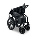 The ComfyGO 6011 Folding Electric Wheelchair is Portable & FAA Approved with Black cushion in a folded psition