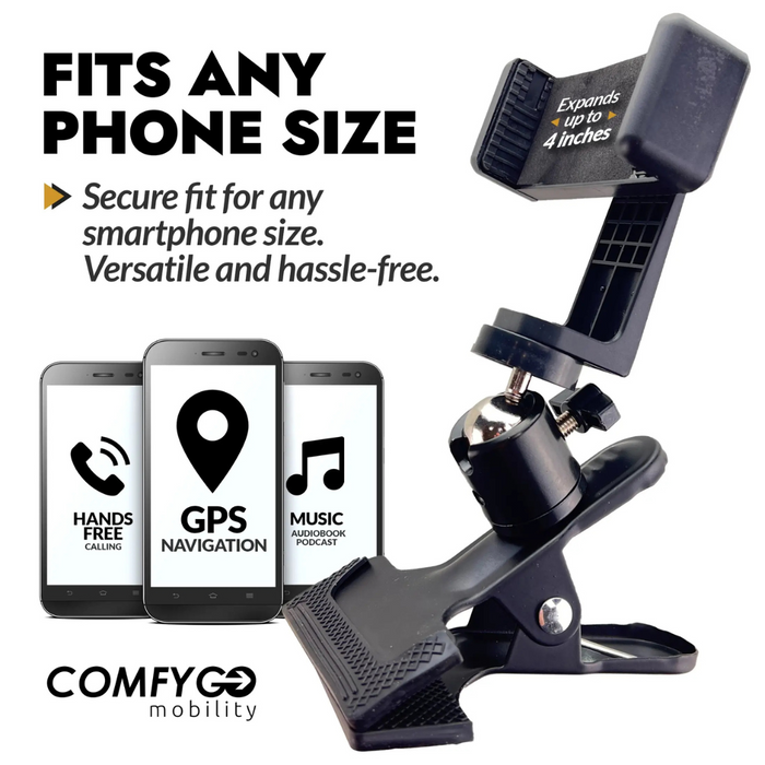 The ComfyGO Universal Phone Holder fitns any size phone